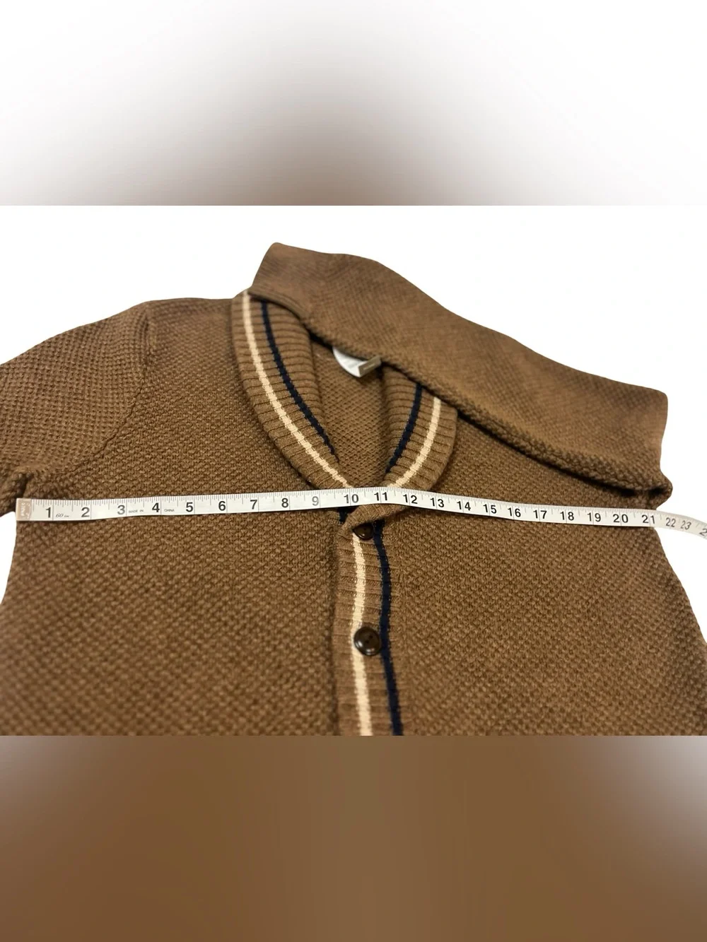 NWT J Crew Jcrew Rugged Merino Shawl Collar Wool Cardigan Sweater Sz M Preppy
